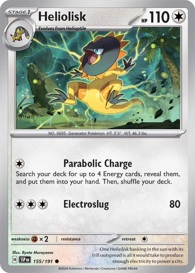 Scarlet & Violet Surging Sparks 155/191 Heliolisk