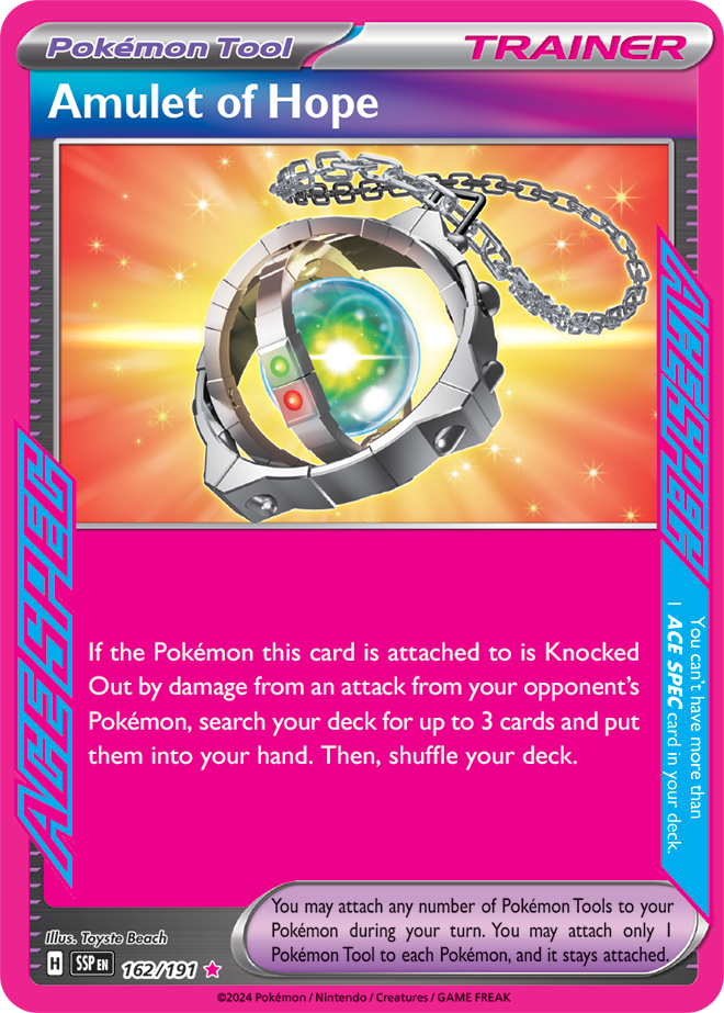 Scarlet & Violet Surging Sparks 162/191 Amulet of Hope