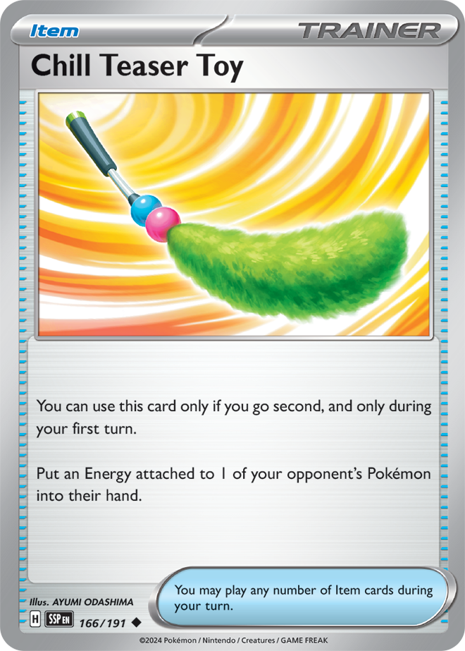 Scarlet & Violet Surging Sparks 166/191 Chill Teaser Toy Reverse Holo