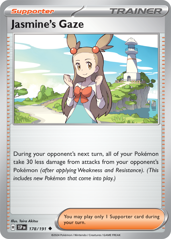 Scarlet & Violet Surging Sparks 178/191 Jasmine’s Gaze Reverse Holo