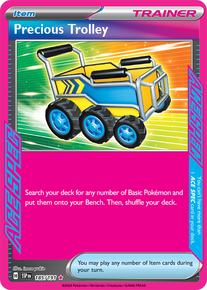 Scarlet & Violet Surging Sparks 185/191 Precious Trolley