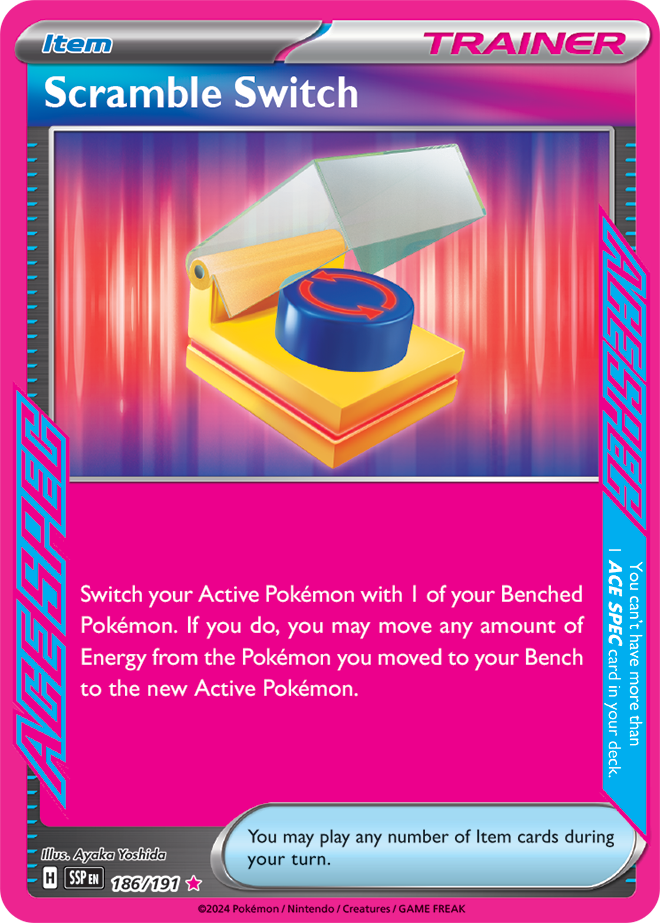 Scarlet & Violet Surging Sparks 186/191 Scramble Switch