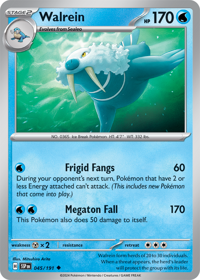 Scarlet & Violet Surging Sparks 045/191 Walrein