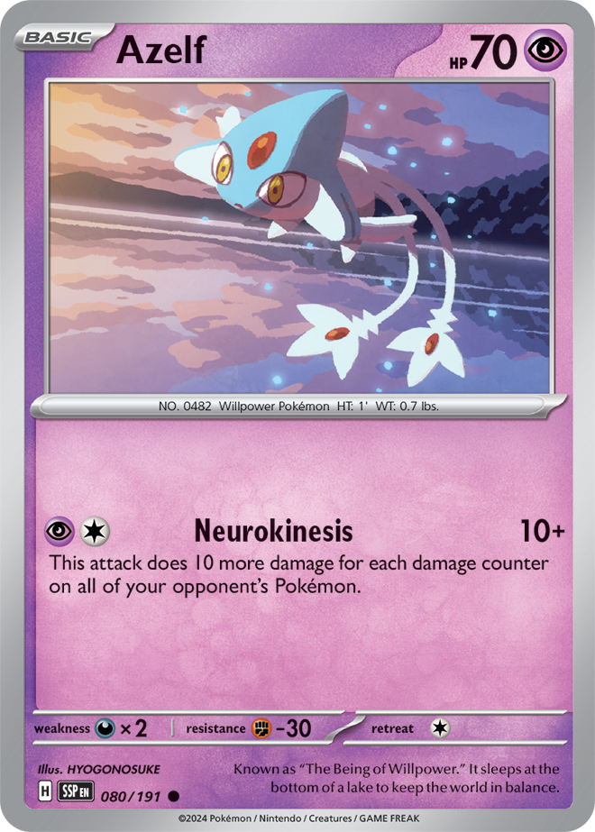 Scarlet & Violet Surging Sparks 080/191 Azelf
