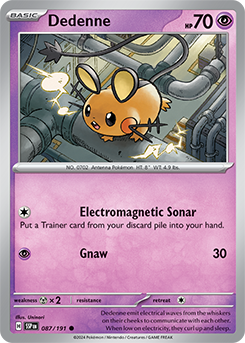 Scarlet & Violet Surging Sparks 087/191 Dedenne
