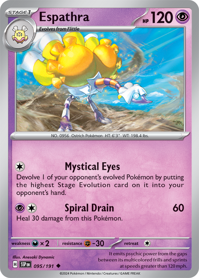 Scarlet & Violet Surging Sparks 095/191 Espathra