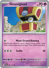 Scarlet & Violet Surging Sparks 097/191 Gimmighoul Reverse Holo