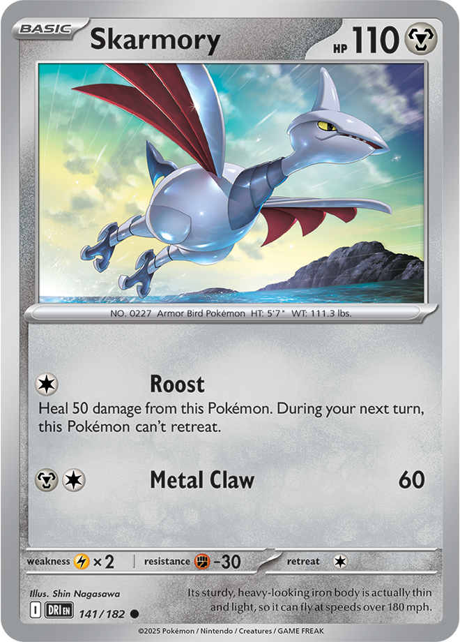 Scarlet & Violet Destined Rivals 141/182 Skarmory