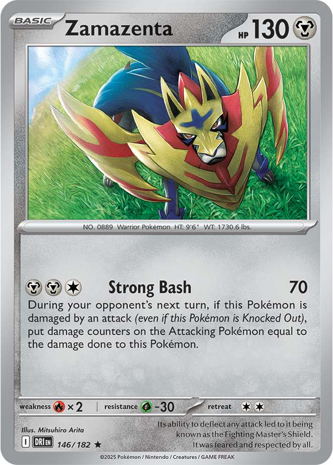 Scarlet & Violet Destined Rivals 146/182 Zamazenta Holo