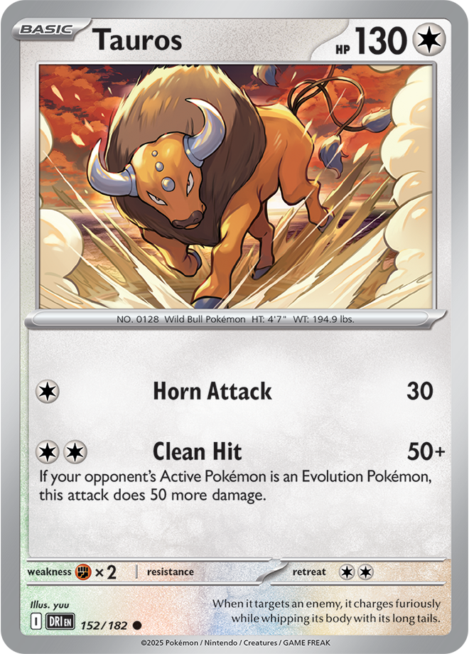 Scarlet & Violet Destined Rivals 152/182 Tauros
