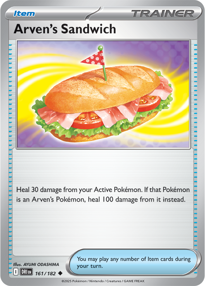 Scarlet & Violet Destined Rivals 161/182 Arven’s Sandwich