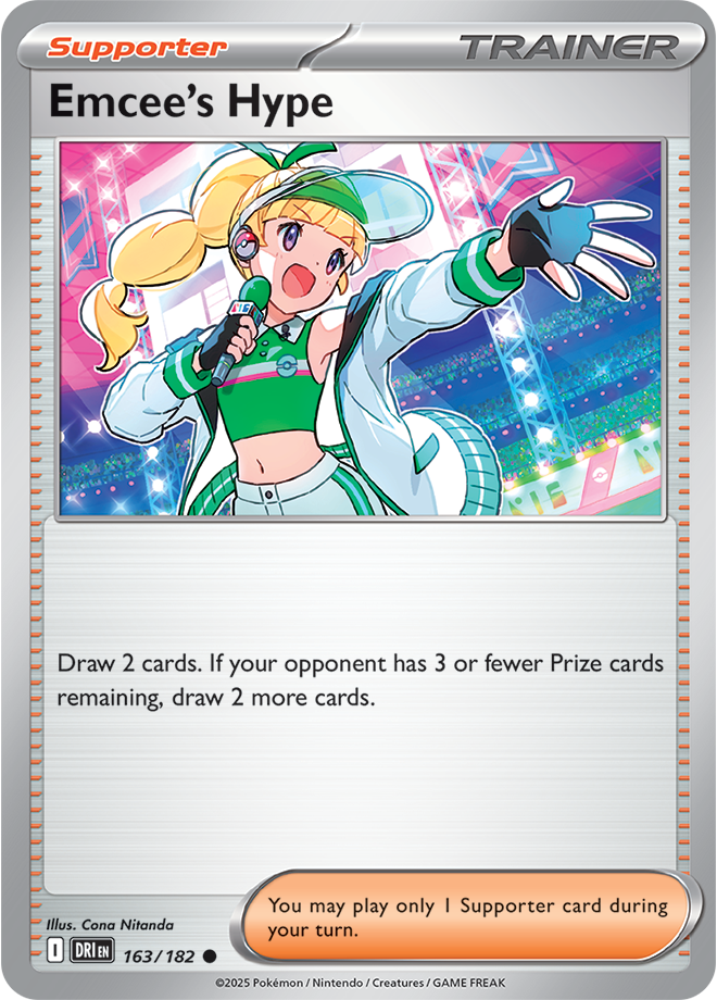 Scarlet & Violet Destined Rivals 163/182 Emcee’s Hype