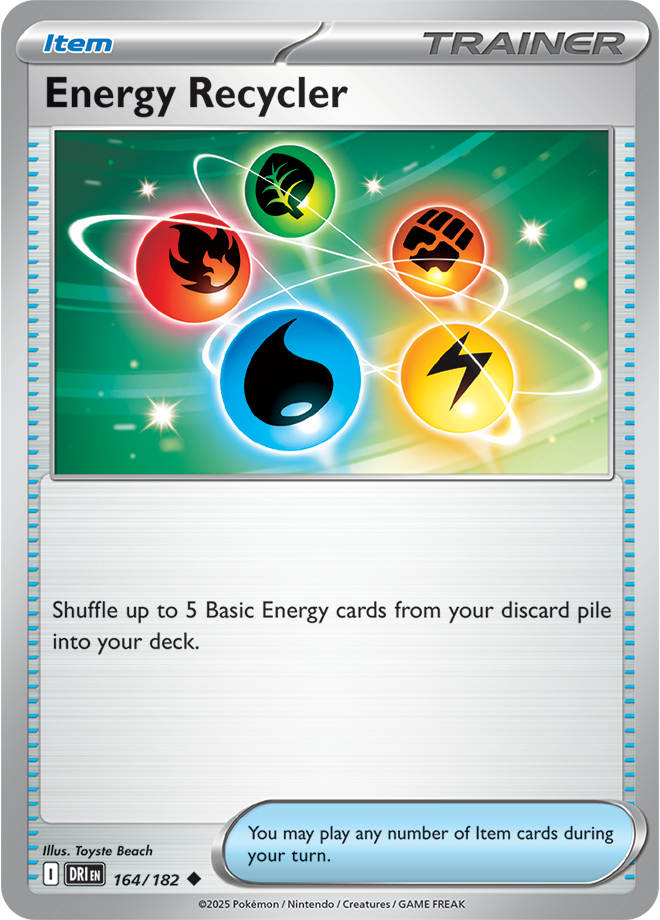 Scarlet & Violet Destined Rivals 164/182 Energy Recycler