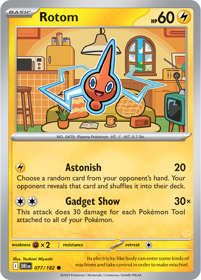 Scarlet & Violet Destined Rivals 077/182 Rotom