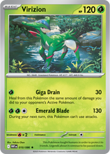 Scarlet & Violet White Flare 010/086 Virizion Reverse Holo