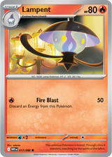 Scarlet & Violet White Flare 017/086 Lampent