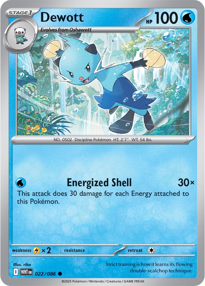 Scarlet & Violet White Flare 022/086 Dewott