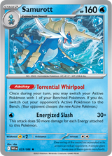 Scarlet & Violet White Flare 023/086 Samurott Holo