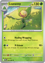 Scarlet & Violet White Flare 003/086 Leavanny Reverse Holo