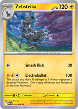 Scarlet & Violet White Flare 032/086 Zebstrika Reverse Holo