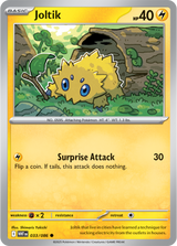 Scarlet & Violet White Flare 033/086 Joltik Reverse Holo