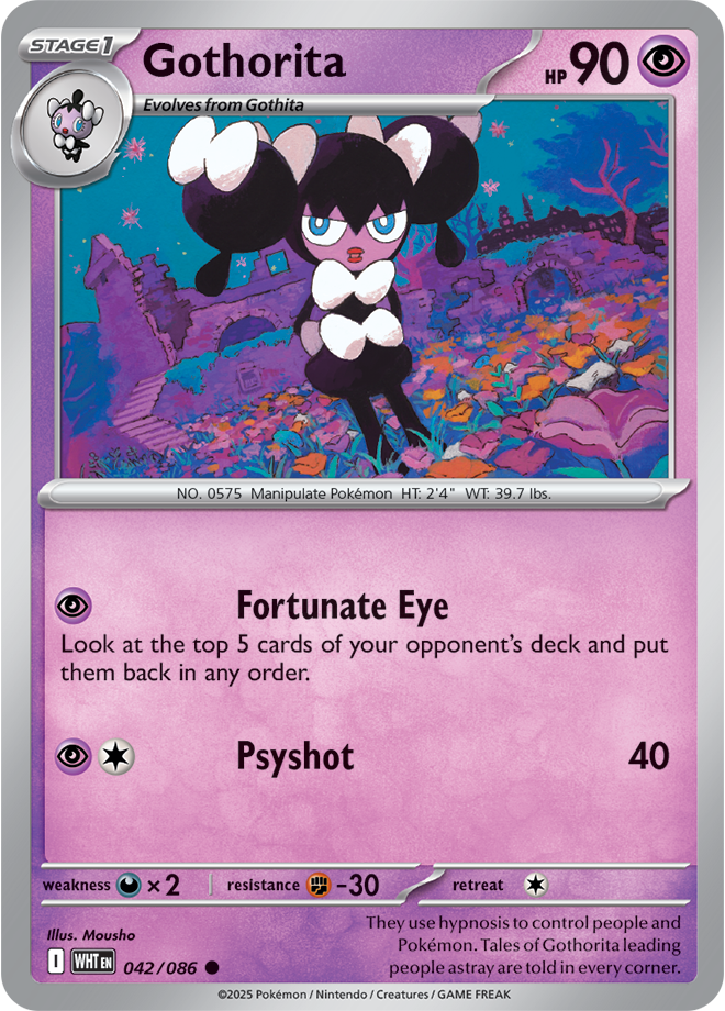 Scarlet & Violet White Flare 042/086 Gothorita