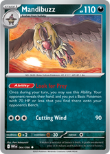 Scarlet & Violet White Flare 064/086 Mandibuzz Reverse Holo