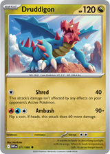 Scarlet & Violet White Flare 071/086 Druddigon