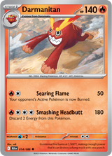 Scarlet & Violet Black Bolt 014/086 Darmanitan Reverse Holo