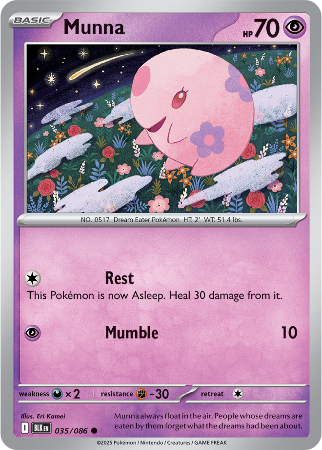 Scarlet & Violet Black Bolt 035/086 Munna