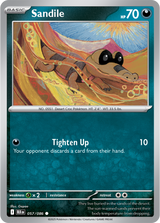 Scarlet & Violet Black Bolt 057/086 Sandile Reverse Holo