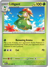 Scarlet & Violet Black Bolt 007/086 Lilligant Reverse Holo