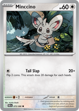 Scarlet & Violet Black Bolt 075/086 Minccino Reverse Holo