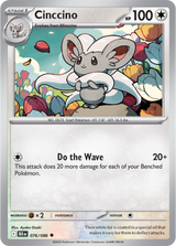 Scarlet & Violet Black Bolt 076/086 Cinccino Reverse Holo