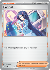 Scarlet & Violet Black Bolt 082/086 Fennel Reverse Holo