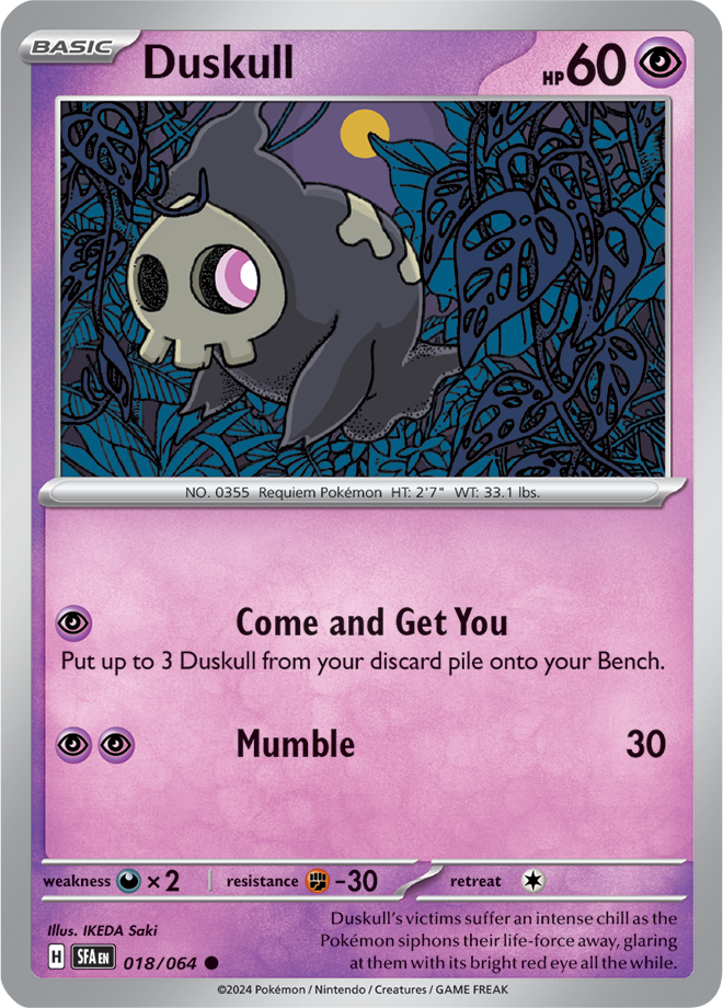 Scarlet & Violet Shrouded Fable 018/064 Duskull