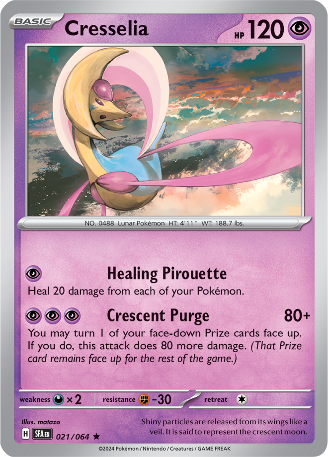 Scarlet & Violet Shrouded Fable 021/064 Cresselia Holo