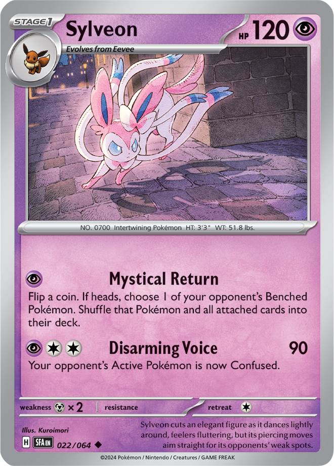 Scarlet & Violet Shrouded Fable 022/064 Sylveon