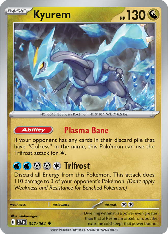 Scarlet & Violet Shrouded Fable 047/064 Kyurem