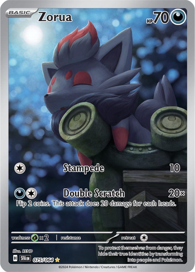 Scarlet & Violet Shrouded Fable 075/064 Zorua