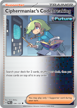 Scarlet & Violet Prismatic Evolutions 104/131 Ciphermaniac's Codebreaking Poke Ball Reverse Holo