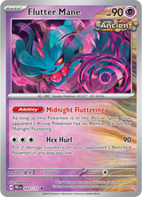 Scarlet & Violet Prismatic Evolutions 043/131 Flutter Mane Poke Ball Reverse Holo