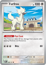 Scarlet & Violet Prismatic Evolutions 088/131 Furfrou Poke Ball Reverse Holo