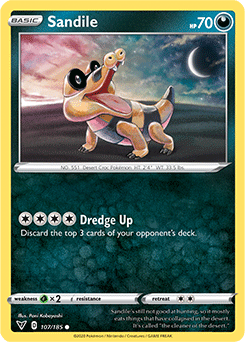 Sword & Shield Vivid Voltage 107/185 Sandile