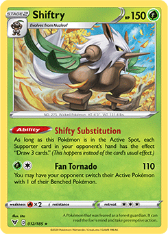 Sword & Shield Vivid Voltage 012/185 Shiftry