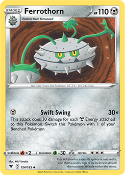 Sword & Shield Vivid Voltage 124/185 Ferrothorn