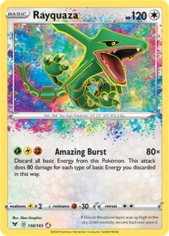 Sword & Shield Vivid Voltage 138/185 Rayquaza