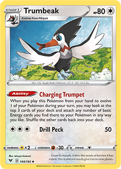 Sword & Shield Vivid Voltage 144/185 Trumbeak