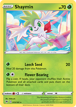Sword & Shield Vivid Voltage 015/185 Shaymin