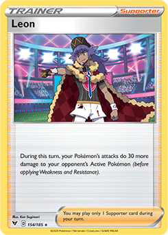 Sword & Shield Vivid Voltage 154/185 Leon